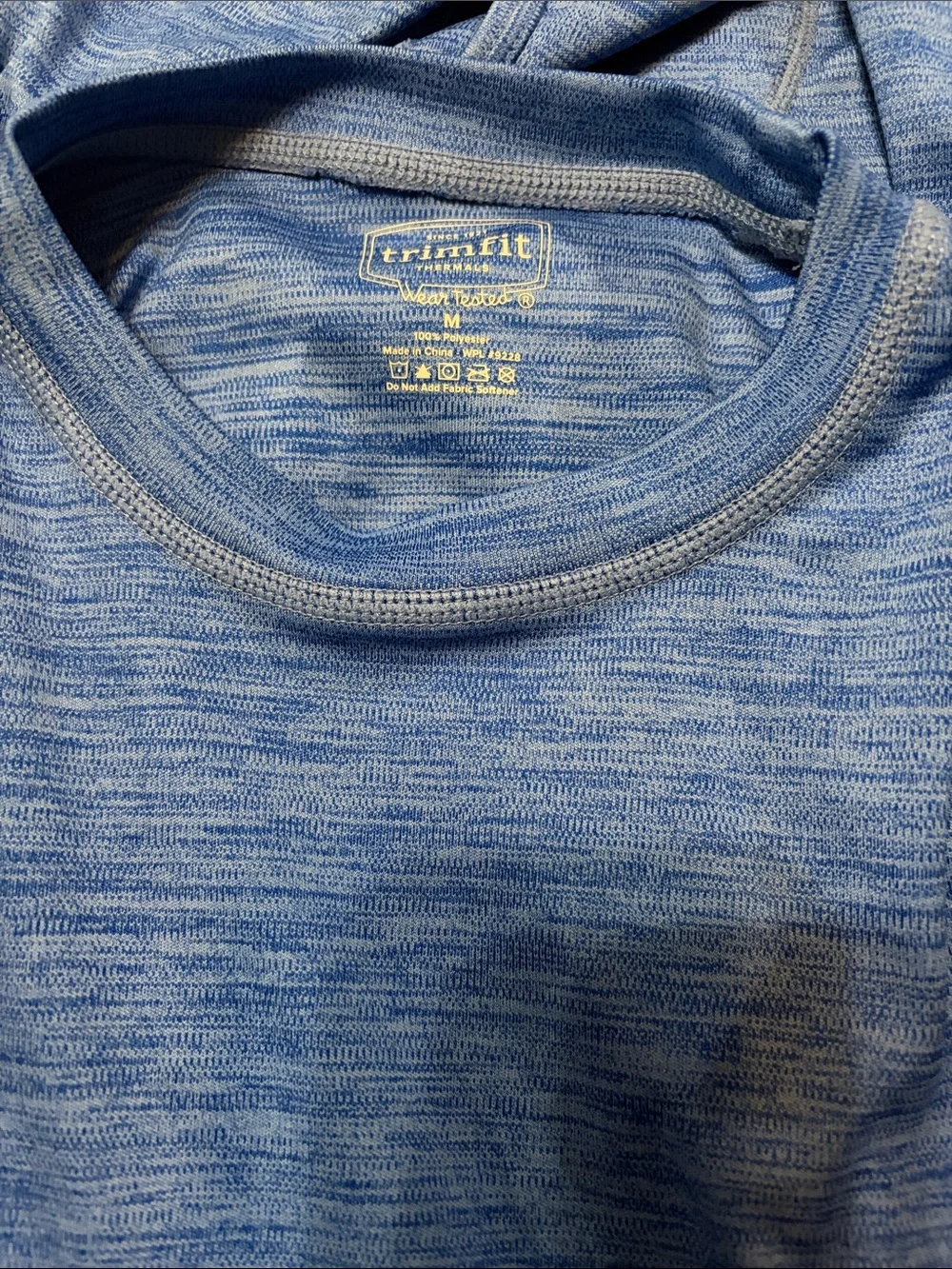 Boys Kids Long-Sleeve Blue Thermal Base Layer Set Size M